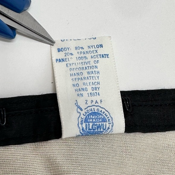 Vintage Frederick's of Hollywood Corset with Garters Size 34 Underbust Lingerie - Picture 4 of 15